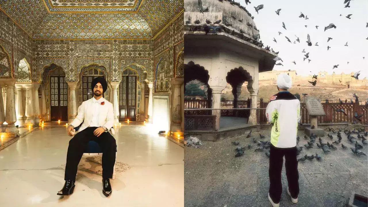 Diljit Dosanjh's Jaipur Love Affair: From Dal Baati Churma to Hawa Mahal   